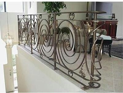 نرده بالکن آهن کوب