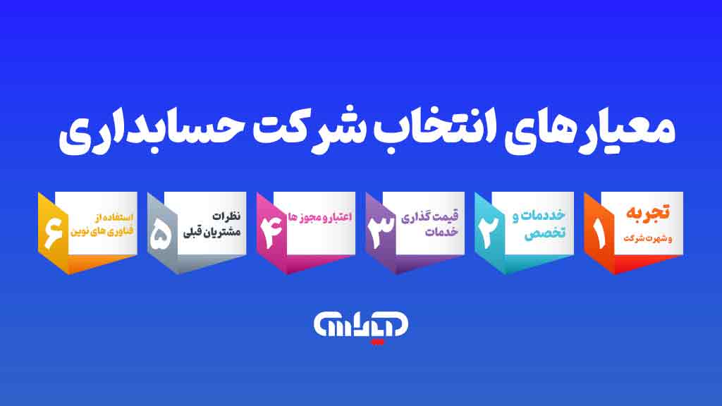 معیارهای انتخاب شرکت حسابداری برای خدمات حسابداری