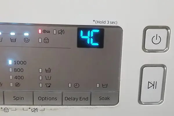 ارور ۴c لباسشویی سامسونگ
