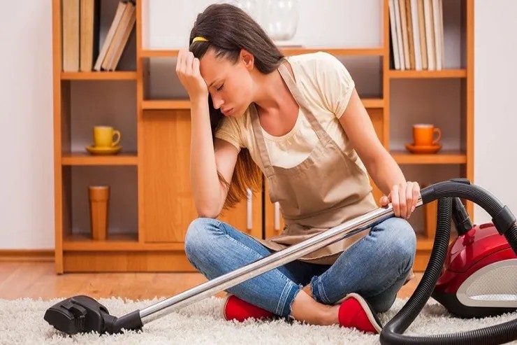 علائم سوختگی جاروبرقی