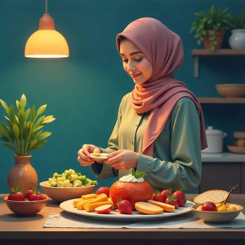 غذاهایی برای چاقی صورت