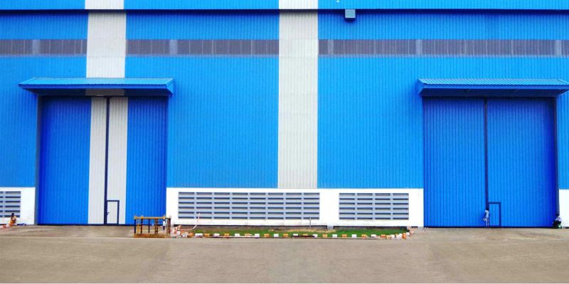 درب اتوماتیک برای کارخانه